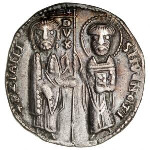 Italien, Venedig, Pietro Ziani, 1205-1229, Grosso, Ag, 2,11 g, Paolucci 1