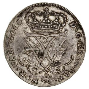 Frederik IV, 4 mark  krone 1726, NM 5, H 4, belægninger og ir