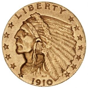 USA, 2 12 Dollars 1910, F 120