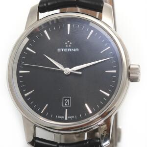 Eterna Herrearmbåndsur af stål. Ref. 8310 41 41. Automatisk værk med dato. 2012.