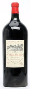 1 bt. Imp. Château Calon Ségur, Saint - Estephe. 3. Cru Classé 1973 AB ts. Owc.