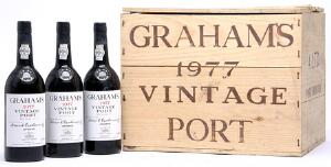 12 bts. Grahams Vintage Port 1977 A-AB bn. Owc.