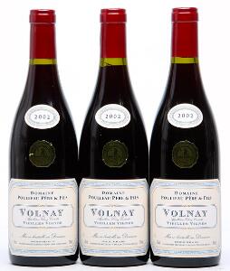 12 bts. Volnay 2002 A hfin. Oc.