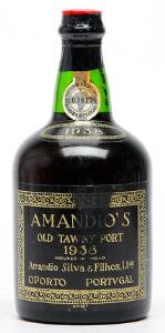 1 bt. Amandios Old Tawny Port, Amandio Silva  Filhos Ltd. 1938 A-AB bn.