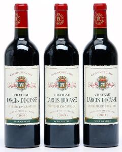 3 bts. Château Larcis-Ducasse, Saint-Émilion Grand Cru Classé 2009 A hfin.