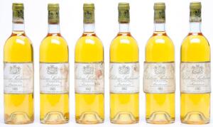 12 bts. Château Suduiraut, Sauternes. 1. Cru Classé 1983 A-AB bn.