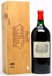 1 bt. Jero. Château Lafite Rothschild, Pauillac. 1. Cru Classé 1981 A-AB bn. Owc.