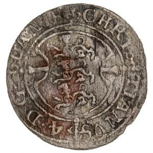 Christian IV, 1 skilling 1595, Rex Electus, H 68