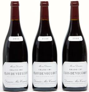 3 bts. Clos de Vougeot Grand Cru, Domaine Meo Camuzet 2008 A hfin.