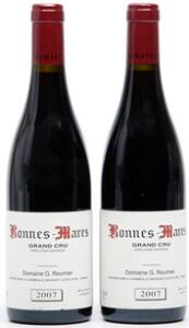 2 bts. Bonnes Mares Grand Cru, Domaine Georges Roumier 2007 A hfin.