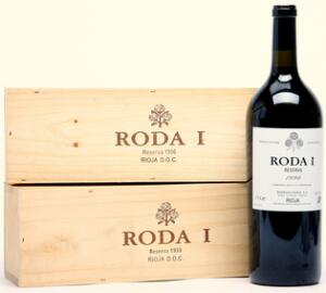 2 bts. Mg. Roda I, Reserva, Bodegas Roda, Rioja 1996 A hfin. Owc. etc. Total 3 bts.