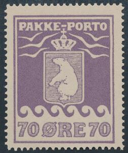 1930. 70 øre, violet. Smukt postfriskt mærke. AFA 5400