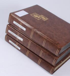 Danmark. 1875-2001. Lagerparti stemplede mærker i 3 tykke indstiksbøger. Primært smukke stempler incl. mange LUX-stempler osv.