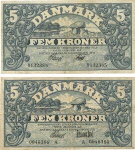 5 kr 1931, V. Lange  Clemmentsen, 5 kr 1931, V. Lange  Friis, Sieg 101