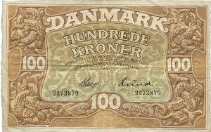 100 kr 1932, V. Lange  Lund, Sieg 110