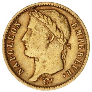 Frankrig, Napoleon Bonaparte, 1804-1814, 20 Francs 1811 A, F 511