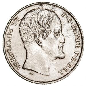Frederik VII, speciedaler 1849, H 4A, renset