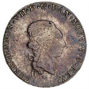 Christian VII, Altona, speciedaler 1795, H 39A