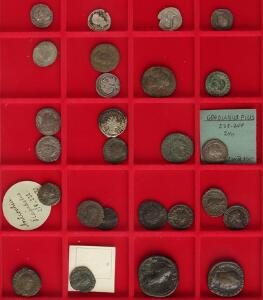 Romerske republik og kejserdømme, mindre, ældre samling, Denarer, Sestertier, Antoniniani etc., 26 stk