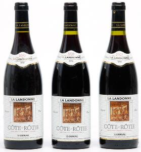 3 bts. Cote Rotie La Landonne, Guigal 2000 A hfin.