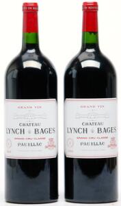 2 bts. Mg. Château Lynch Bages, Pauillac. 5. Cru Classé 2004 A hfin.