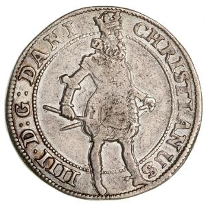 Christian IV, krone 1624, H 124, renset