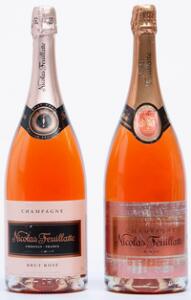 2 bts. Mg. Nicolas Feuillatte Rose Premier Cru A hfin.