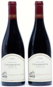 2 bts. Chambertin Grand Cru Vieilles Vignes, Domaine Perrot-Minot 2006 A hfin.