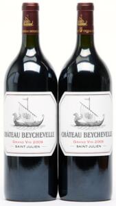 2 bts. Mg. Château Beychevelle, Saint - Julien. 4. Cru Classé 2009 A hfin. Owc.