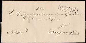 Rusland. 1853. Smukt brev fra REVEL 19 Juli 1853.