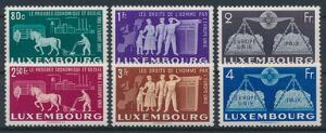 Luxembourg. 1951. Europaunion. Komplet postfriskt sæt