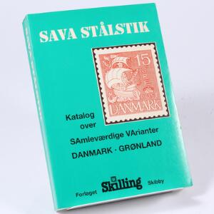 Litteratur. SAVA Stålstik. Katalog over SAmleværdige VArianter Danmark og Grønland. Af Bendix 1993. 383 sider.
