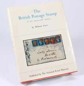 The British Postage Stamp by Robson Lowe. Bog over klassisk England på 272 sider. Pæn kvalitet.