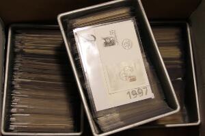 Danmark. Samling FDC 1940-2003 i 3 plastkasser. Nogle i antal.