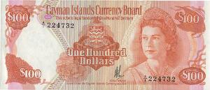 Cayman Islands, 100 Dollars L 1974 1982, Pick 11