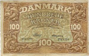 100 kr 1932, V. Lange  Neergaard, Sieg 110