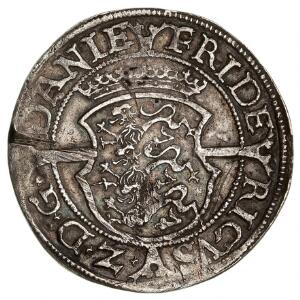 Frederik II, mark 1562, H 9B, ridset