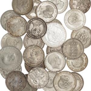 28 erindringsmønter 1888-1972