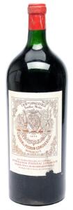 1 bt. Imp. Château Pichon Longueville Baron, Pauillac. 2. Cru Classé 1973 A-AB bn. Owc.