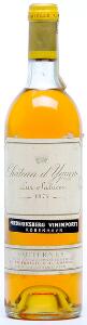 1 bt. Château dYquem, Sauternes. 1. Grand Cru Classé 1975 AB ts.