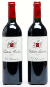 2 bts. Château Montrose, Saint - Estephe. 2. Cru Classé 2003 A hfin.