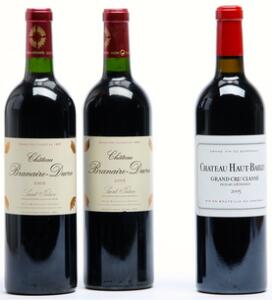 1 bt. Château Haut Bailly Grand Cru Classé, Pessac-Léognan 2005 A hfin.  etc. Total 3 bts.