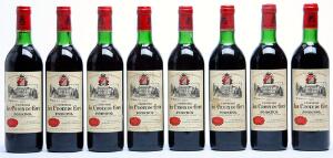 8 bts. Château La Croix De Gay, Pomerol 1982 A-AB bn. Owc.