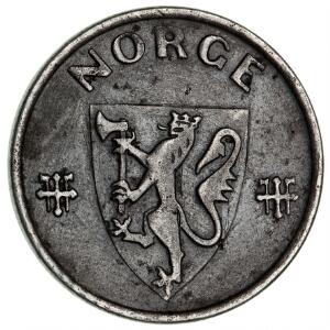 Norge, Haakon VII, 5 øre 1945, NM 286