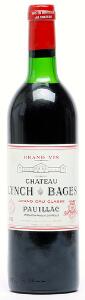 1 bt. Château Lynch Bages, Pauillac. 5. Cru Classé 1982 AB ts.