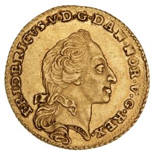 Frederik V, kurantdukat  12 mark 1761, H 22D