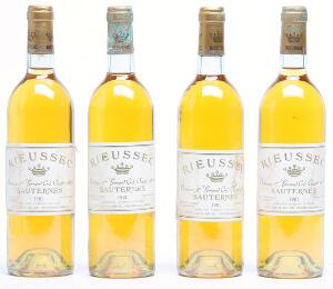 11 bts. Château Rieussec, Sauternes. 1. Cru Classé 1981 A-AB bn. Owc.
