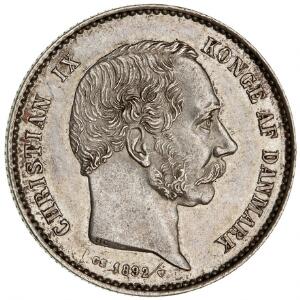 1 kr 1892, H 14A