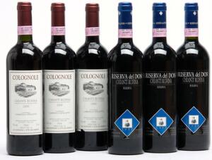 12 bts. Various Italian Wines 2000 A hfin.