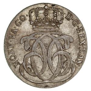 Norge, Christian VI, 24 skilling 1742, NM 11, H 4C